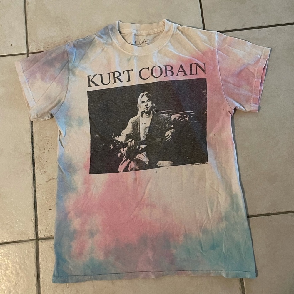 Kurt Cobain tye dye t-shirt